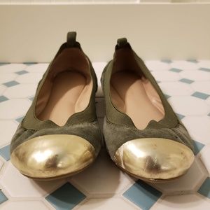 Banana Republic | Military Green Aida Ballet Flats